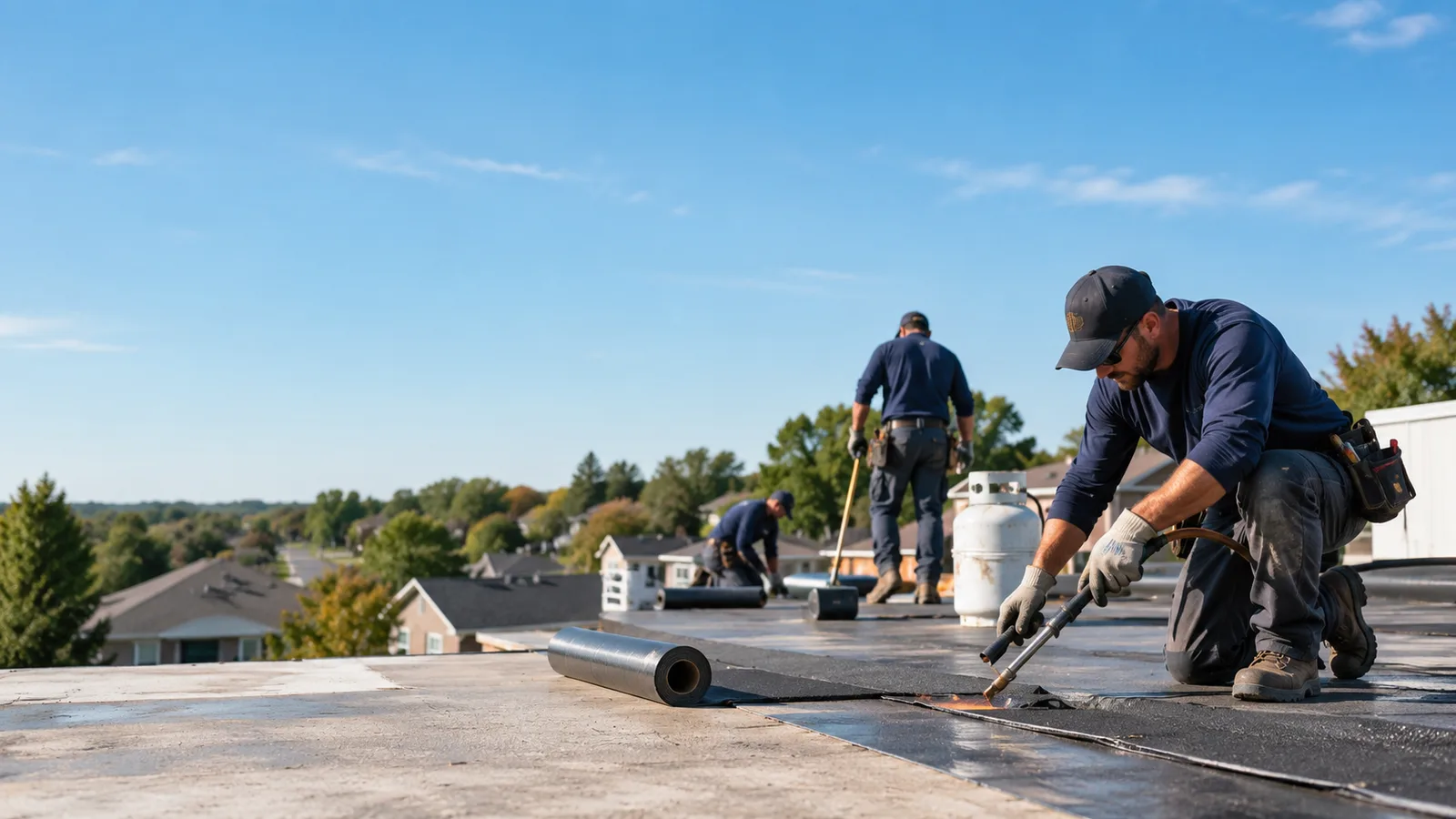 Flat Roof Leak Repair providers in Kinsman, IL